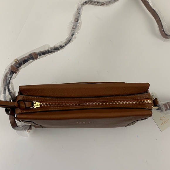 Radley London Zip Top Leather Crossbody Bag - Picture 8 of 14